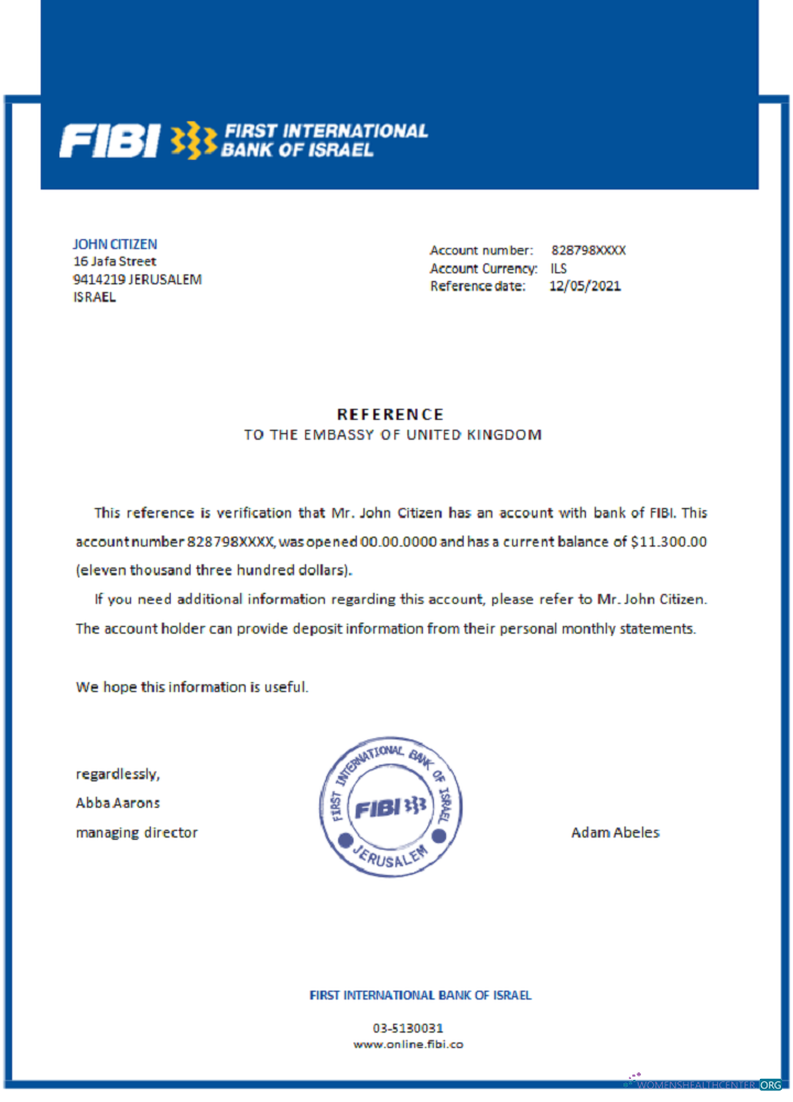 Download Israel FIBI reference Photoshop template